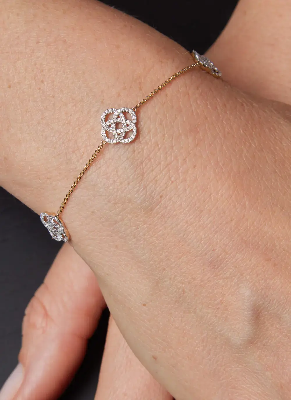14K Gold Celtic Knot Bracelet